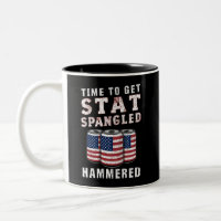 Time To Get Star Spangled Hammered Beer USA Flag