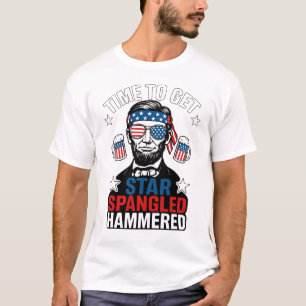 Time To Get Star Spangled Hammered T-shirt