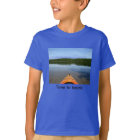 Time to kayak - kids T shirt