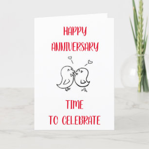 TIME TO "KISS"-IT'S OUR "ANNIVERSARY' CARD