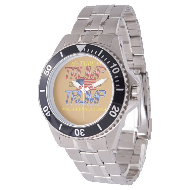 time to make America Great again watch (Angled)