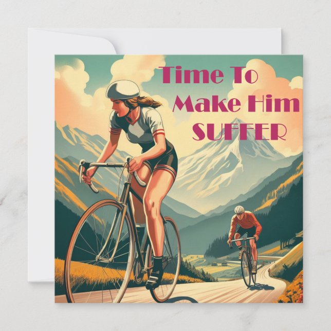 Time To Make Him Suffer Cycling (Front)