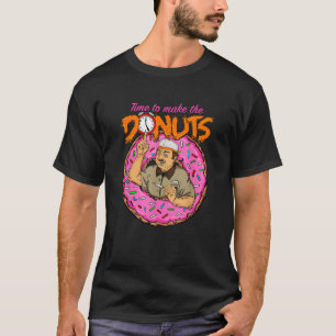 Time To Make The Doughnuts funny vintage retro 80  T-Shirt