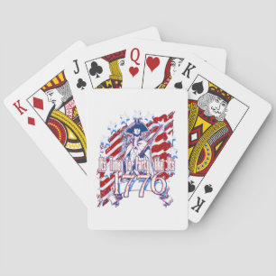Time To Party Like It's 1776 Playing Cards