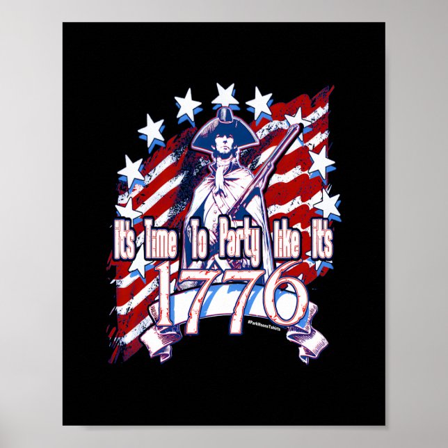Time To Party Like It's 1776 Poster (Front)