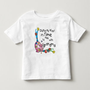 Time to Play with Grandma Toddler T-shirt