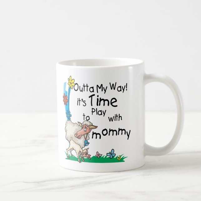 Time to Play with Mommy2 Coffee Mug (Right)