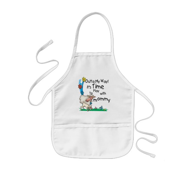 Time to Play with Mommy2 Kids Apron (Front)