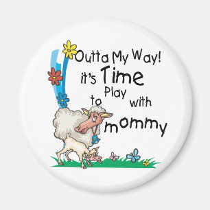 Time to Play with Mommy2 Magnet