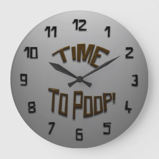 Time to Poop! Clock
