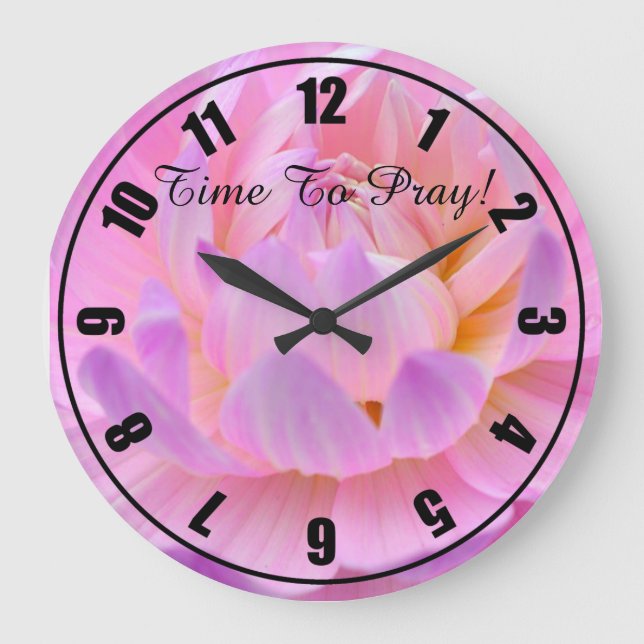 Time To Pray Wall Clock (Front)