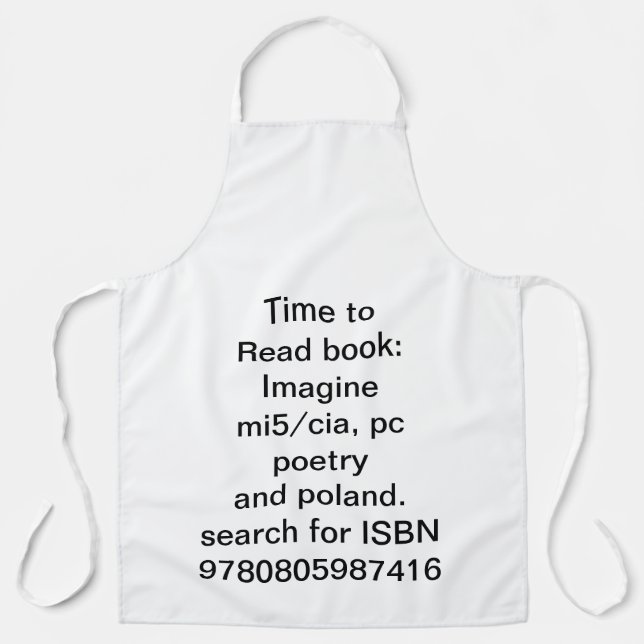 time to read apron (Front)