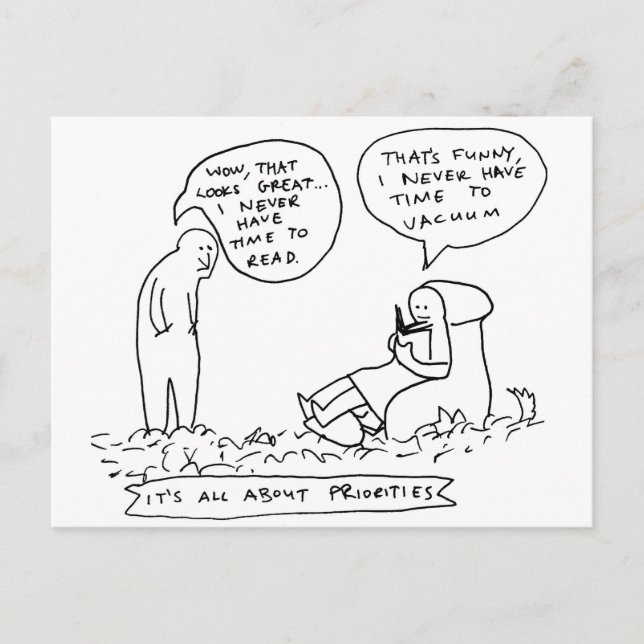 Time To Read Postcard (Front)