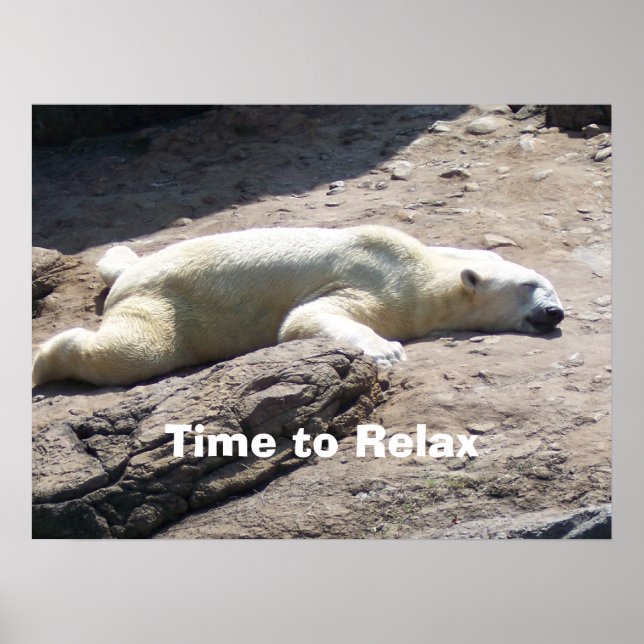 Time to Relax Poster (Front)