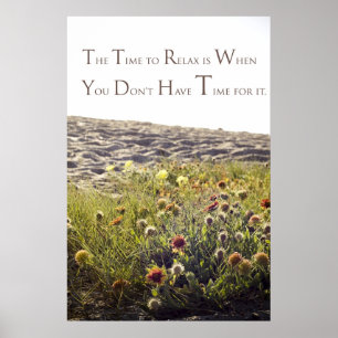 Time to relax "poster" poster