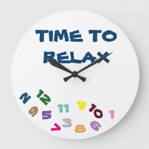 **TIME TO RELAX** WITH THIS COOL CLOCK
