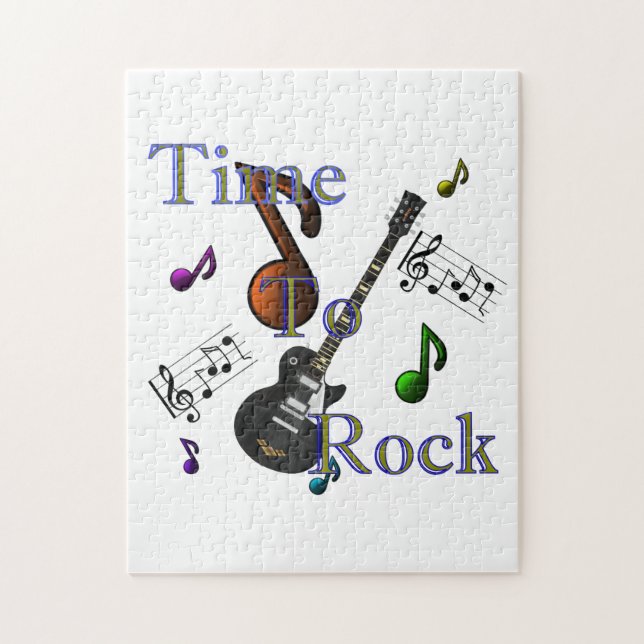 Time To Rock Puzzle 10" (Vertical)