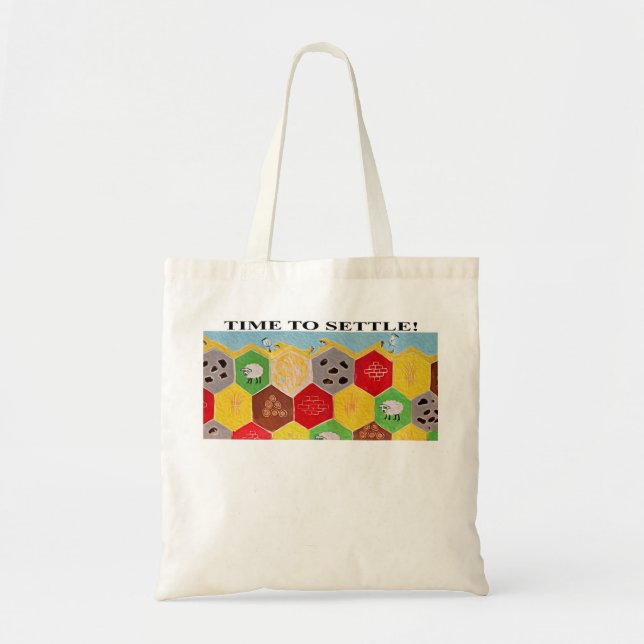 Time to Settle Tote Bag for Gaming Gear (Front)