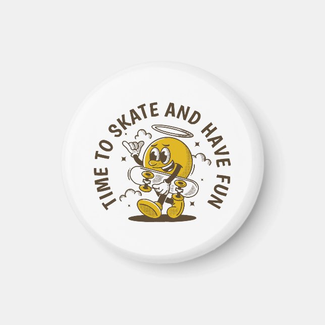 Time to skate magnet (Front)