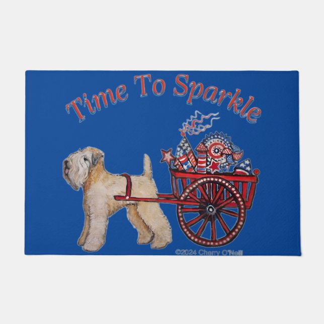 Time To Sparkle Mat (Front)