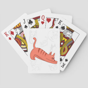 Time to Stretch Duvet Cover Playing Cards
