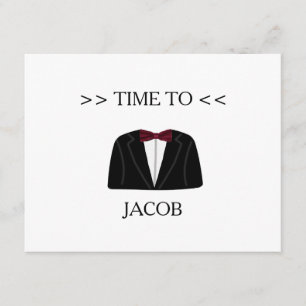 Time to Suit up Groomsman Invitation