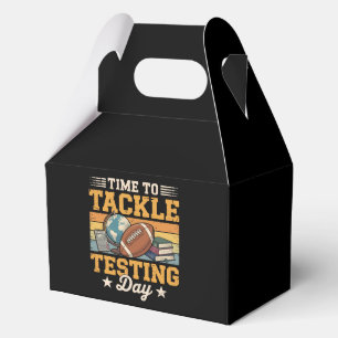Time To Tackle Testing Day Favor Box
