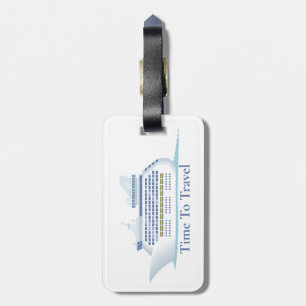 Time To Travel Cruise Vibes   Luggage Tag
