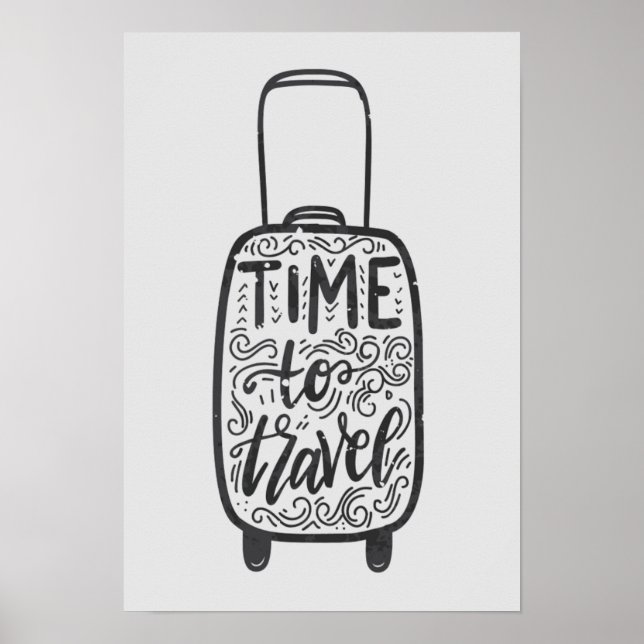 Time To Travel Poster (Front)