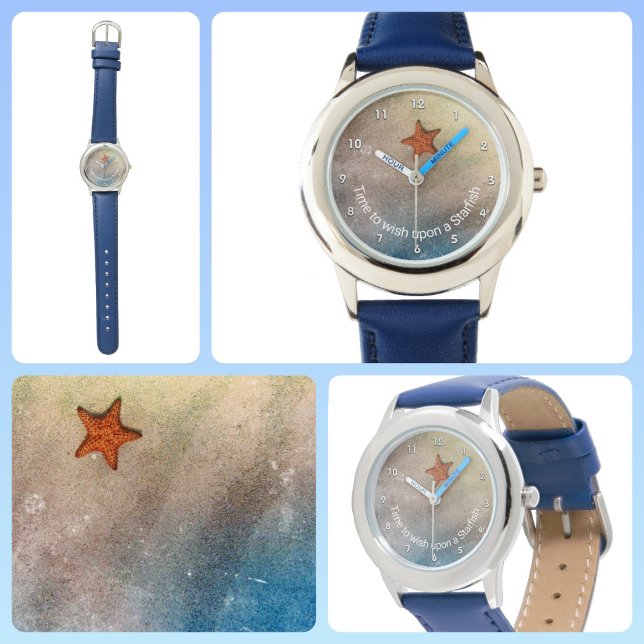 Time to Wish upon a Starfish Whimsical Children's Watch (Creator Uploaded)