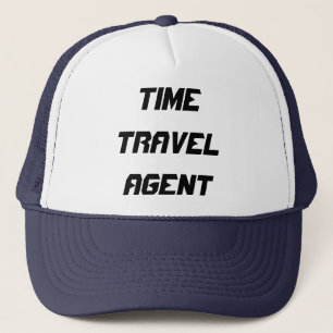 TIME TRAVEL AGENT TRUCKER HAT