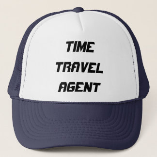 TIME TRAVEL AGENT TRUCKER HAT