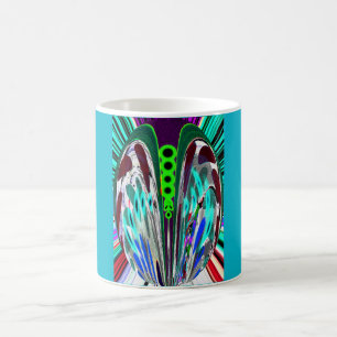 Time travel art coffee mug