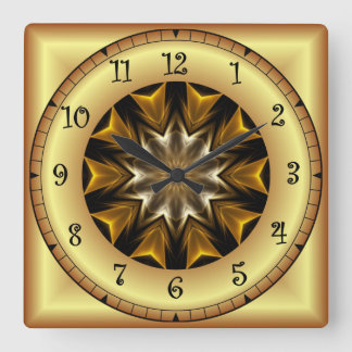 Time Travel ~ Avant-Garde Design TTA  01 ~  Square Wall Clock