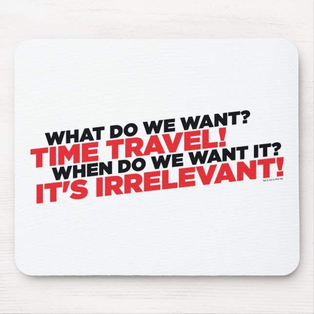 Time Travel Mouse Pad (Front)