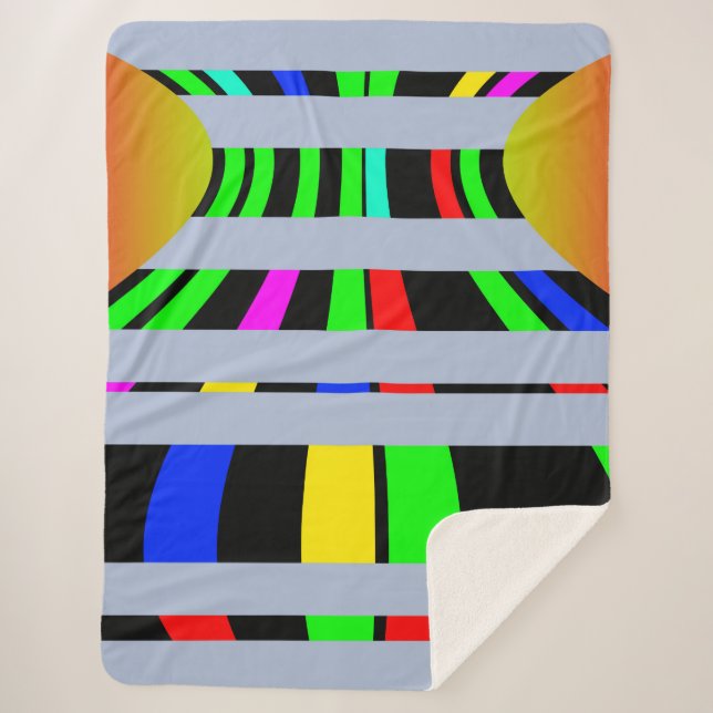 Time travel sherpa blanket (Front)