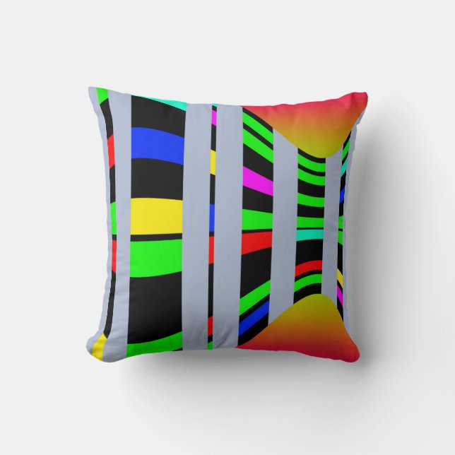 Time travel throw pillow (Front)