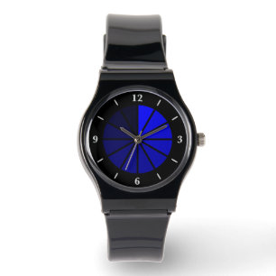 Time Traveller Watch With Light To Dark Blue