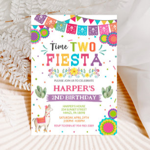 Time Two Fiesta Birthday Invitation
