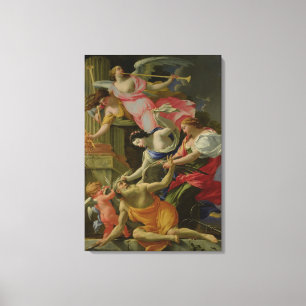 Time Vanquished by Love, Venus and Hope Canvas Print