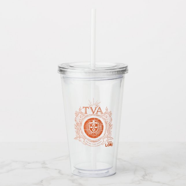 Time Variance Authority Crest Acrylic Tumbler (Front)