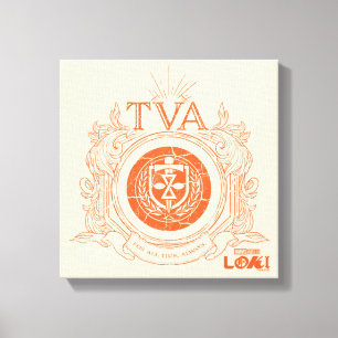 Time Variance Authority Crest Canvas Print