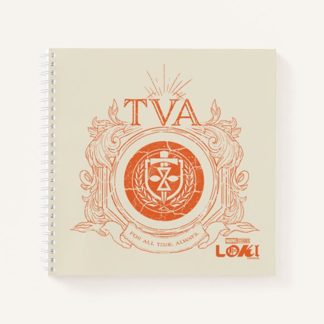 Time Variance Authority Crest Notebook (Front)
