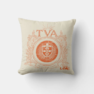 Time Variance Authority Crest Throw Pillow