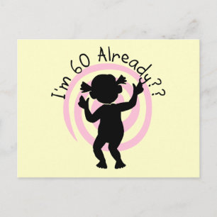 Time Warp 60 Already Tshirts and Gifts Postcard