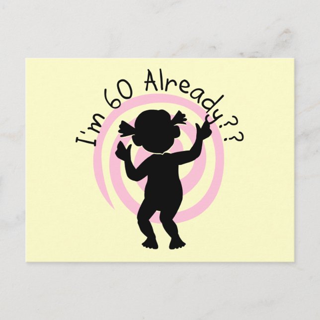 Time Warp 60 Already Tshirts and Gifts Postcard (Front)