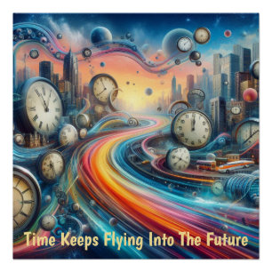 Time Warp Road Trip Poster