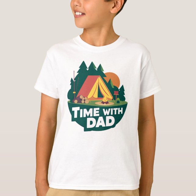 Time With Dad - Father's Day T-Shirt (Front)