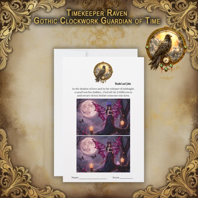Timekeeper Raven – Gothic Clockwork (Creator Uploaded)