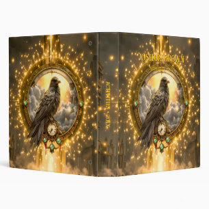 Timekeeper Raven – Gothic Clockwork Binder